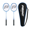 Zestaw do badmintona POINT 1002 blue – dwie niebieskie aluminiowe rakietki w pokrowcu